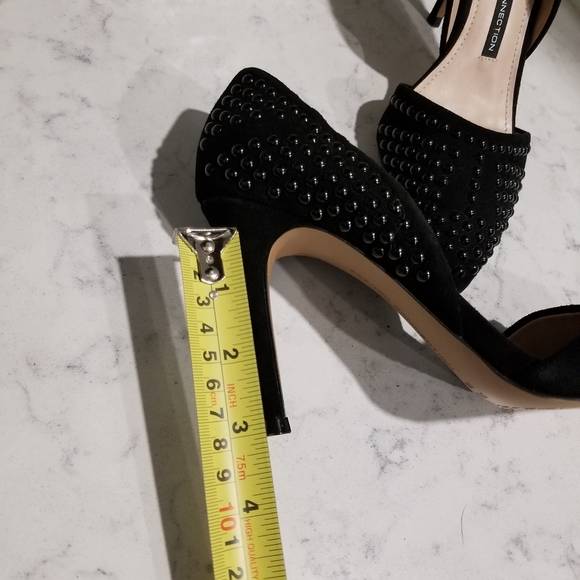 👠FRENCH CONNECTION BLACK HEELS - Picture 7 of 8